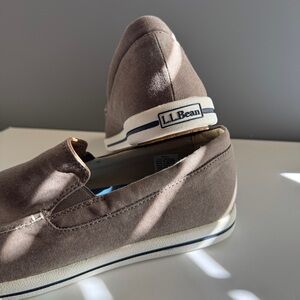 L.L. Bean Men's Taupe Slip-On Loafers